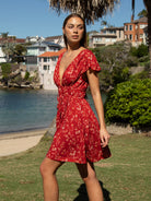 Women's Woven Cotton Cover-ups Sustainable Beach Dress - BERLOOK