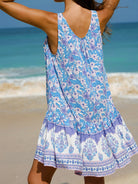 Women's Woven Cotton Printed Cover-ups Sustainable Beach Dress - BERLOOK