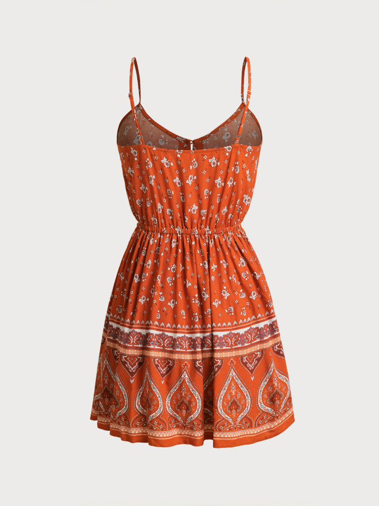Women's Woven Cotton Printed Cover-ups Sustainable Beach Dress - BERLOOK