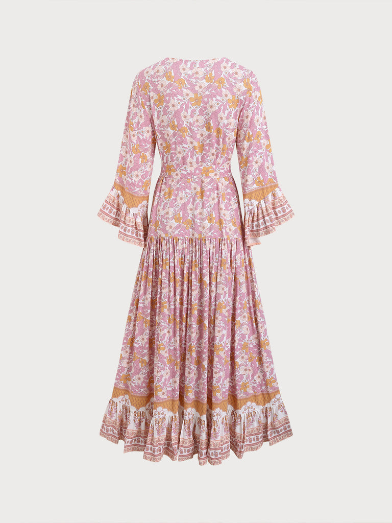 Women's Woven Cotton Printed Cover-ups Sustainable Beach Dress - BERLOOK