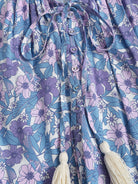 Women's Woven Cotton Printed Cover-ups Sustainable Beach Dress - BERLOOK