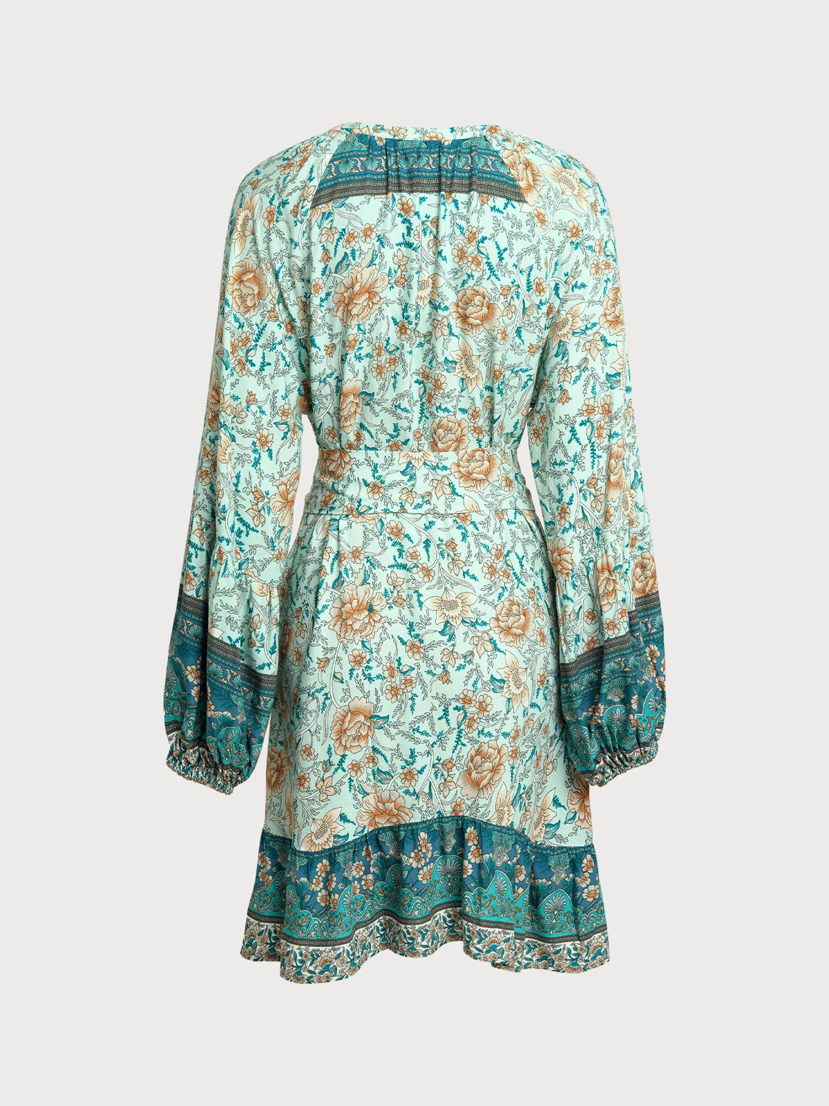 Women's Woven Cotton Printed Cover-ups Sustainable Beach Dress - BERLOOK