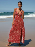 Women's Woven Polyester Cover-ups Sustainable Beach Dress - BERLOOK