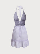 Women's Woven Polyester Cover-ups Sustainable Beach Dress - BERLOOK