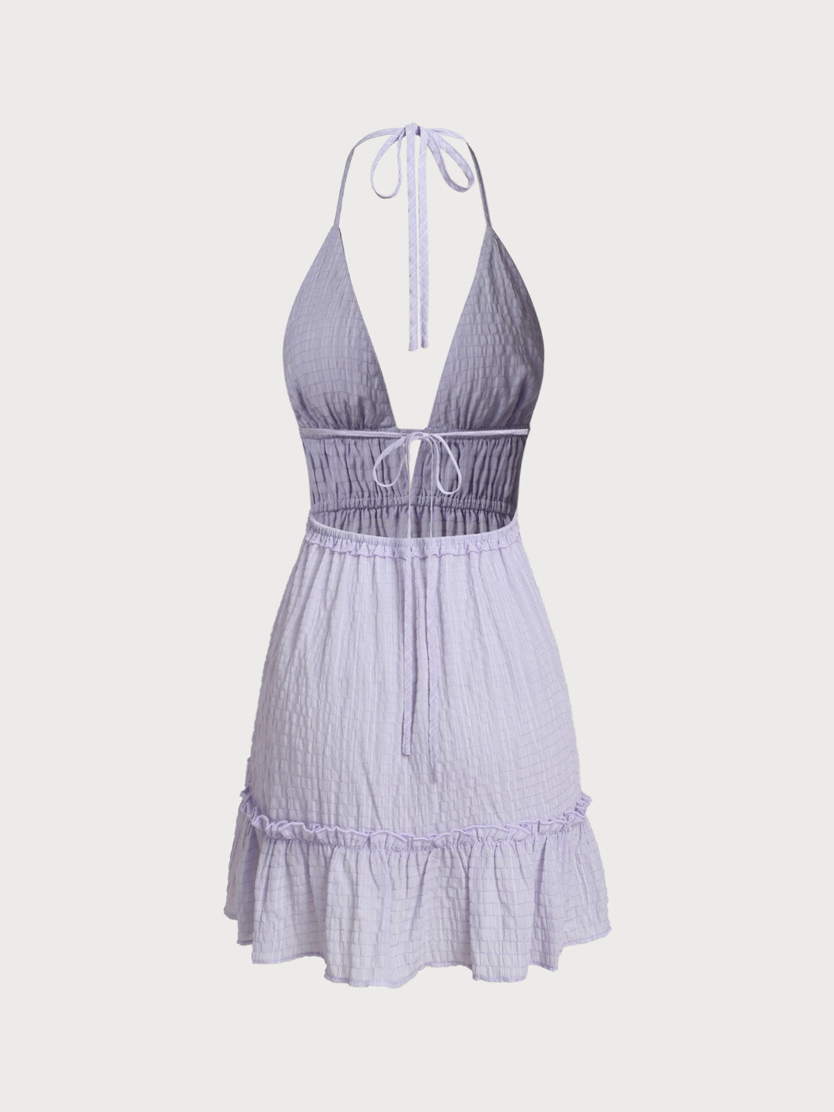 myrtle beach wedding dress shops Berlook Women's Halter Backless Cover-Up Mini Dress