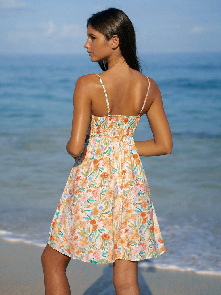 Women's woven rayon Cover-ups Sustainable Beach Dress - BERLOOK