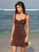 Women's Woven Rayon Cover-ups Sustainable Beach Dress - BERLOOK