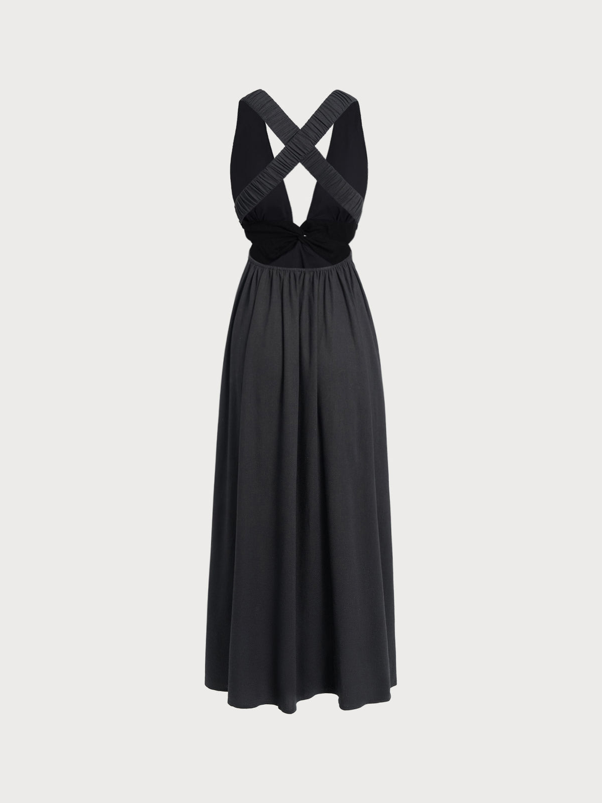 Black V Neck Plaeted Beach Dress & Reviews - Black - Sustainable Beach Dress | BERLOOK Black V Neck Plaeted Beach Dress & Reviews - Black - Sustainable Beach Dress | BERLOOK