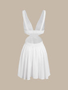 Womens Woven Linen Blended Cover ups Sustainable Beach Dress - BERLOOK