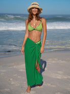Womens Woven Linen Blended Cover ups Sustainable Cover-ups - BERLOOK