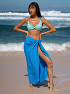 Womens Woven Linen Blended Cover ups Sustainable Cover-ups - BERLOOK