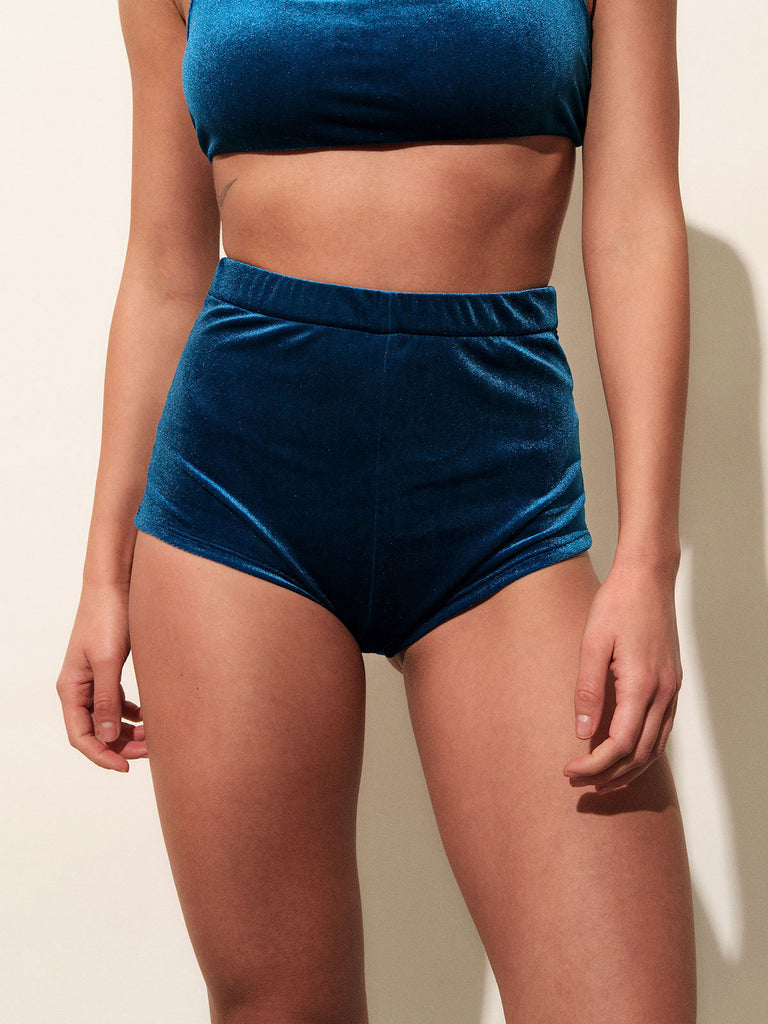 Velvet Skinny Bikini Bottom Sustainable Bikinis - BERLOOK