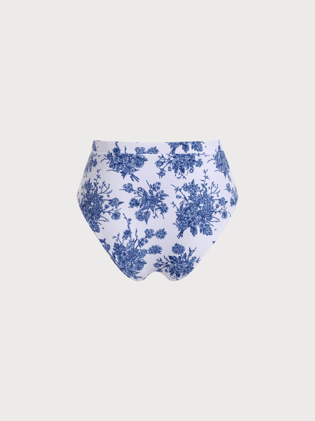 Floral Plus Size Bikini Bottom & Reviews - Blue - Sustainable Plus Size  Bikinis