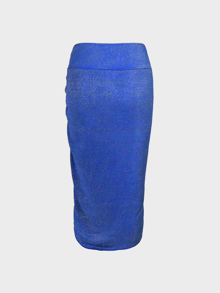 Lurex Ruched Cover-Up Skirt Sustainable Cover-ups - BERLOOK