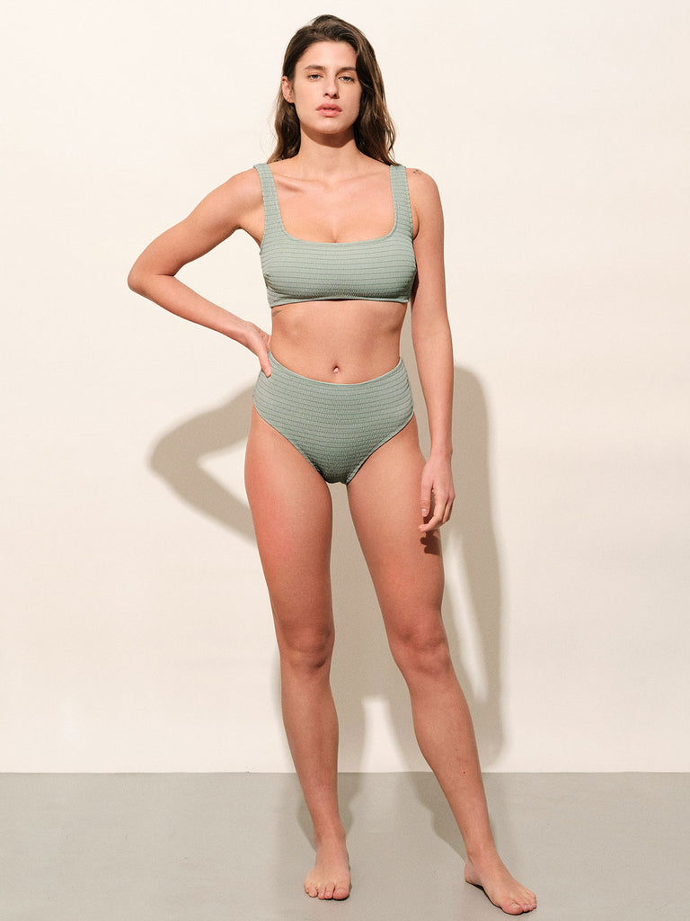 Shirred Bikini Bottom Sustainable Bikinis - BERLOOK
