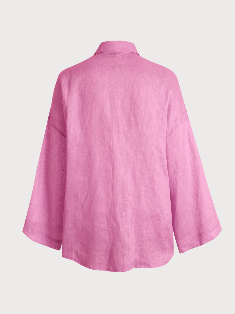 Solid Color Pocket Shirt Sustainable Cover-ups - BERLOOK