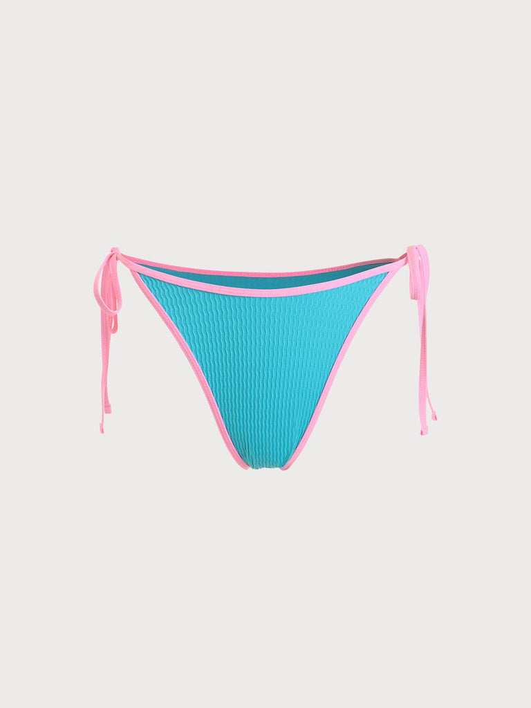BERLOOK - Sustainable Bikini Bottoms _ Contrast Tie Bikini Bottom