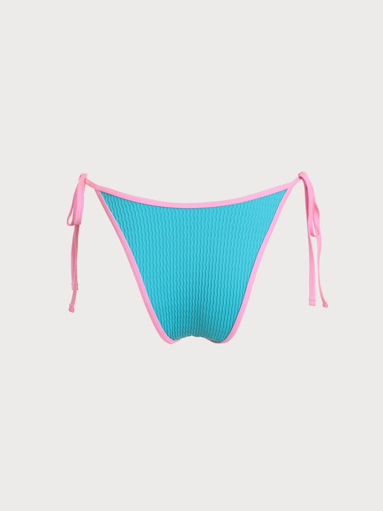 BERLOOK - Sustainable Bikini Bottoms _ Contrast Tie Bikini Bottom