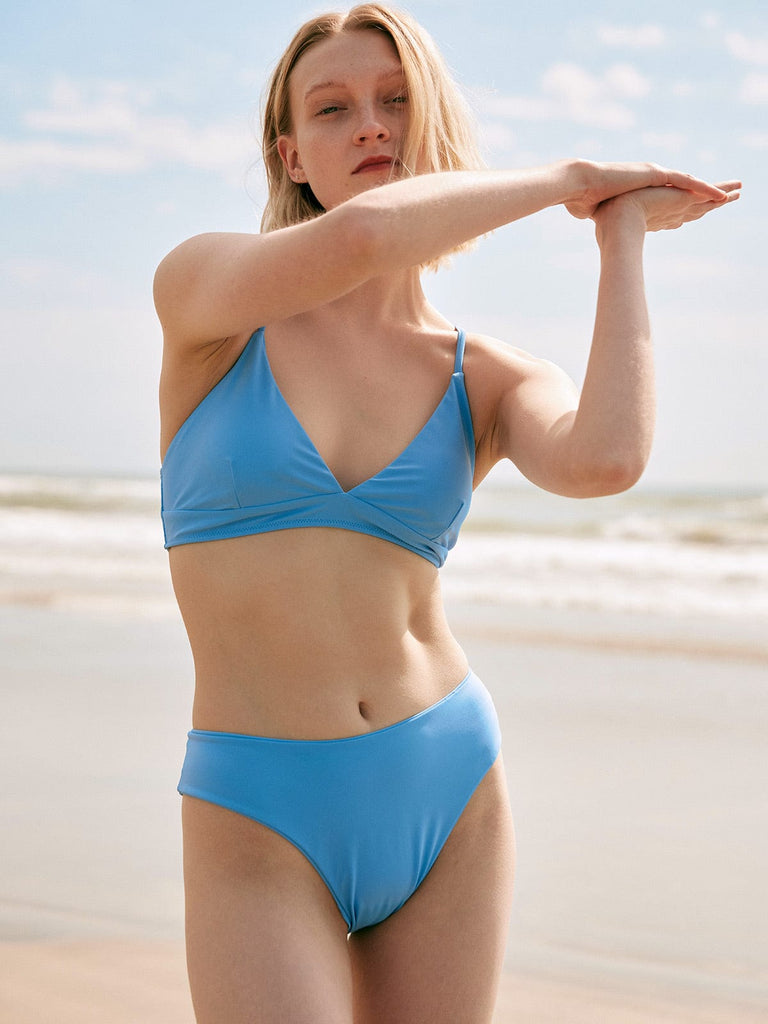BERLOOK - Sustainable Bikini Bottoms _ Full Coverage Plain Bikini Bottom