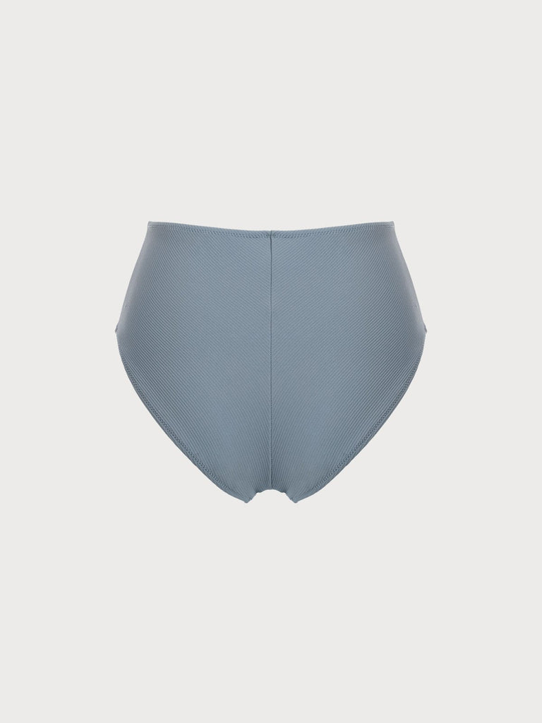 BERLOOK - Sustainable Bikini Bottoms _ Solid High Waist Bikini Bottom