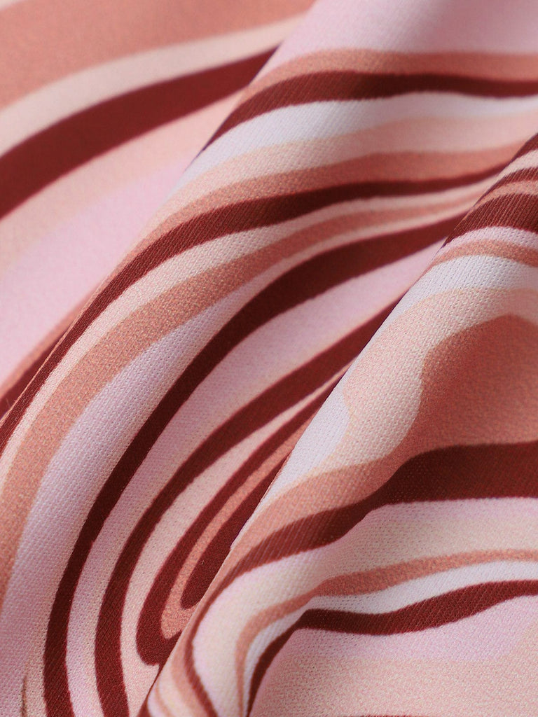 BERLOOK - Sustainable Bikini Bottoms _ Wave Print Bikini Bottom