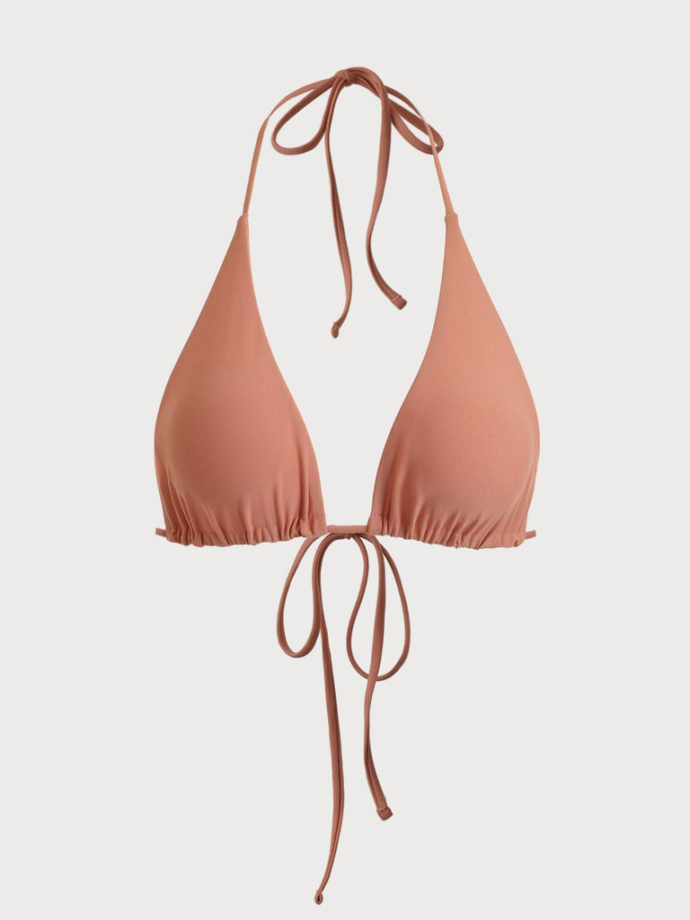 BERLOOK - Sustainable Bikini Tops _ Backless Halter Bikini Top