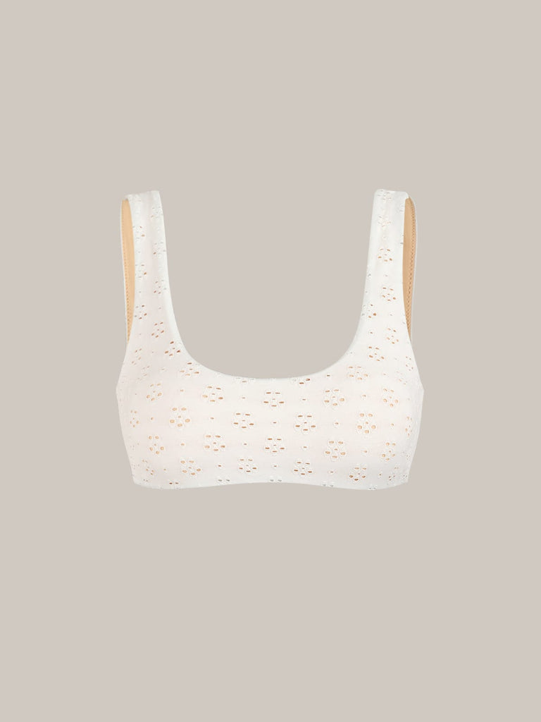 BERLOOK - Sustainable Bikini Tops _ Floral Cutout Bikini Top