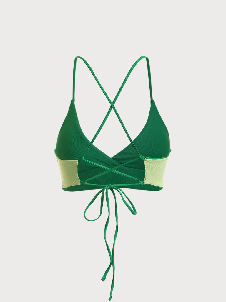 BERLOOK - Sustainable Bikini Tops _ Reversible Ribbed Bikini Top