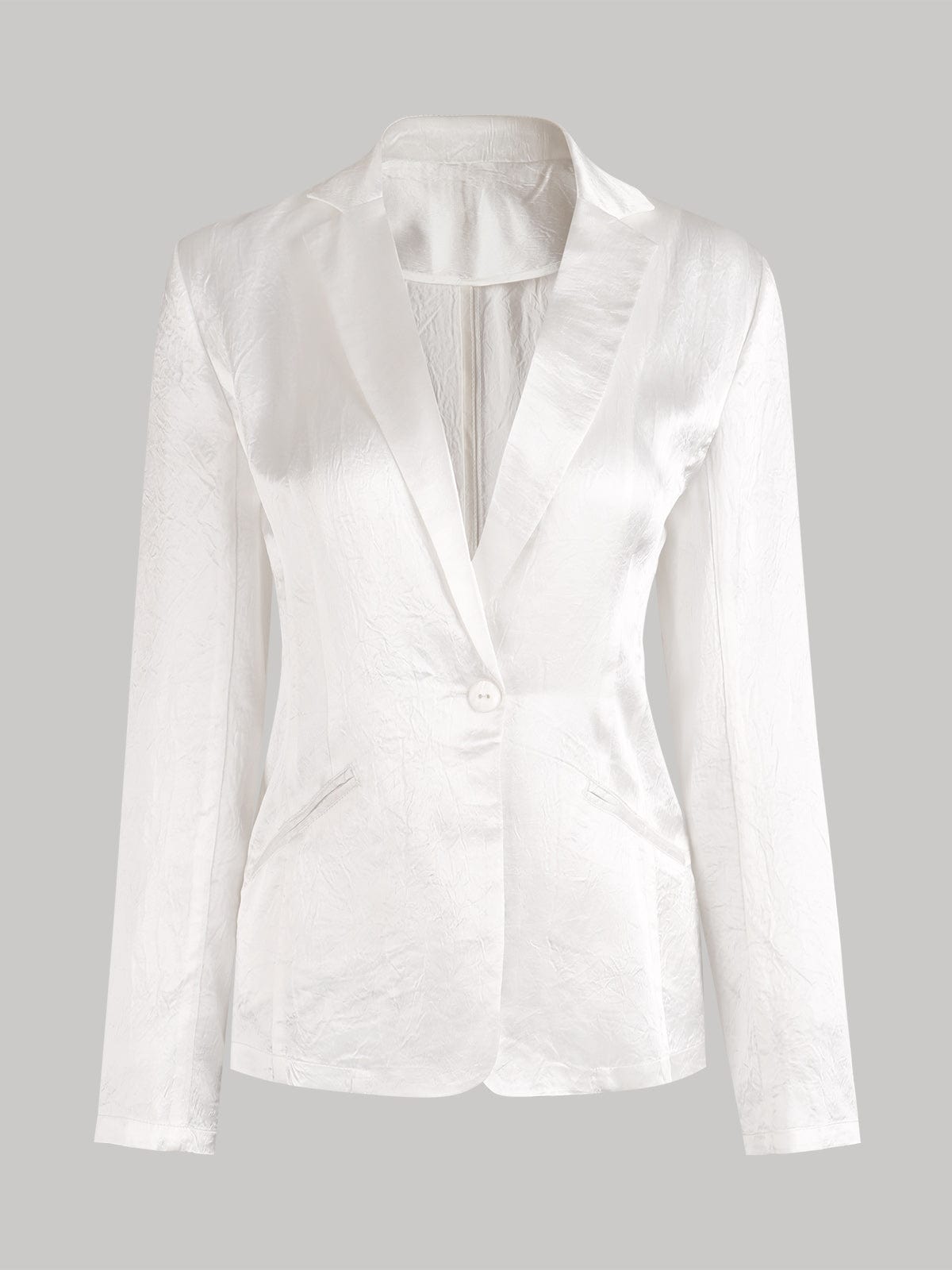 White clearance textured blazer