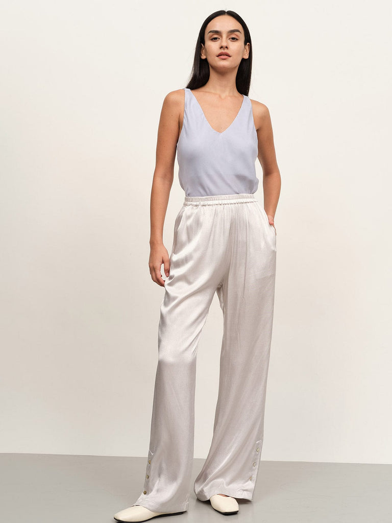 BERLOOK - Sustainable Bottoms _ Button Side Split Pants