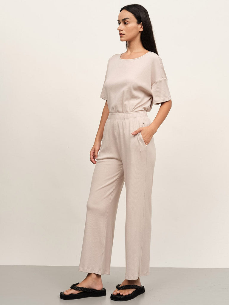 BERLOOK - Sustainable Bottoms _ Pocket EcoCosy® Viscose Wide Leg Pants