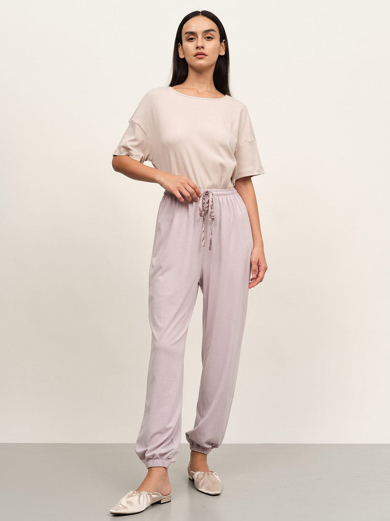 BERLOOK - Sustainable Bottoms _ Solid Color Ripped Pants