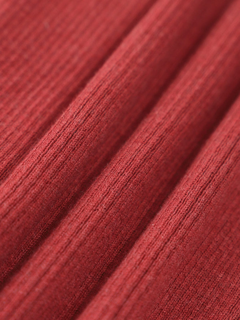 BERLOOK - Sustainable Cardigans _ Solid Color Flare Sleeve Cardigan