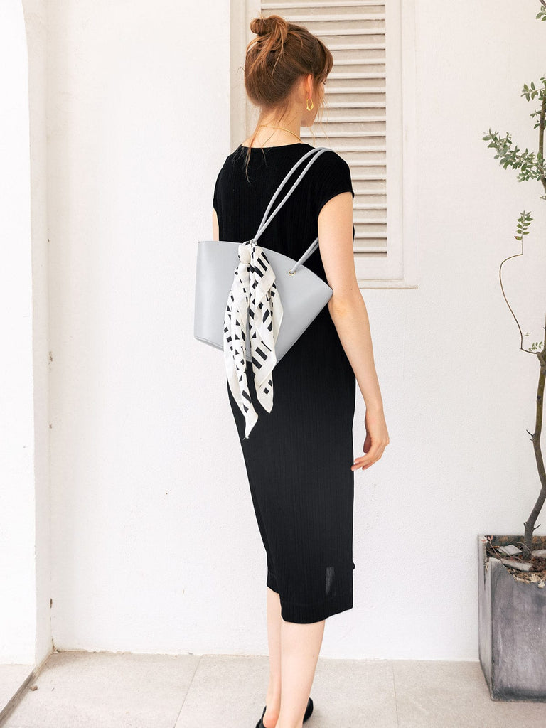 BERLOOK - Sustainable Dresses _ Ribbed Split Midi Dress
