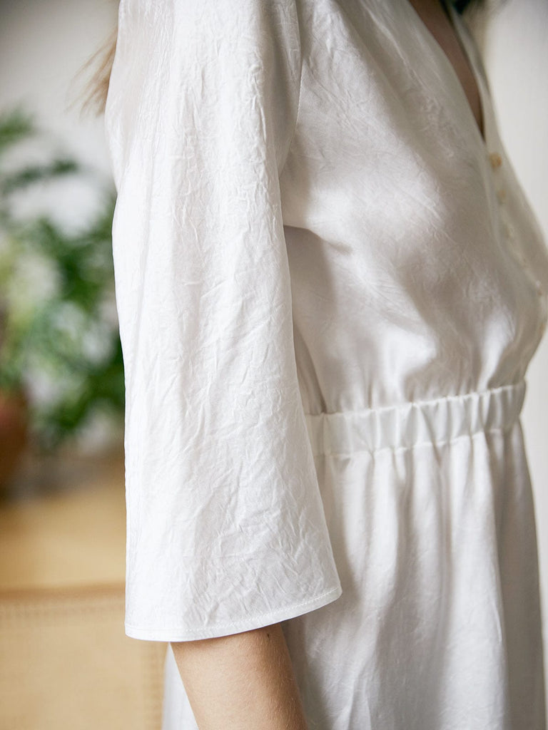 BERLOOK - Sustainable Maxi Dresses _ Textured Side Split Maxi Dress
