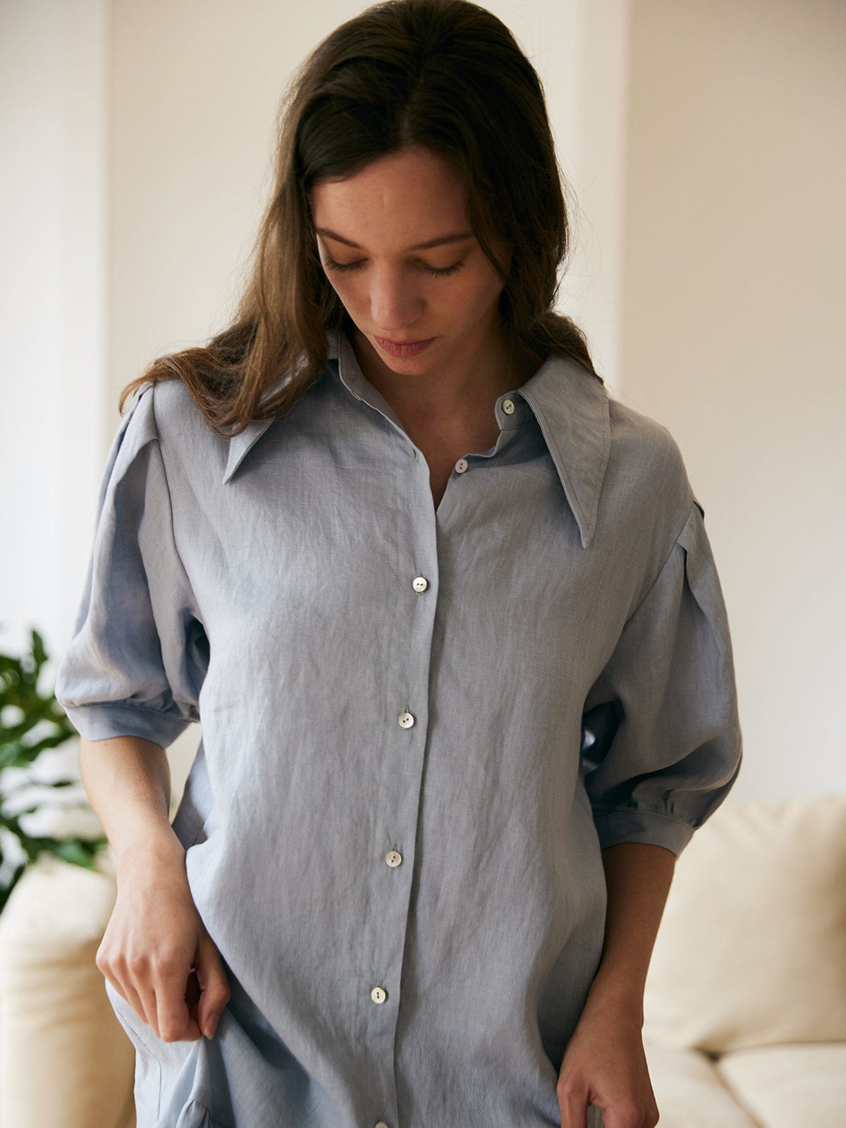 Tops with ruffles at the bottom clearance