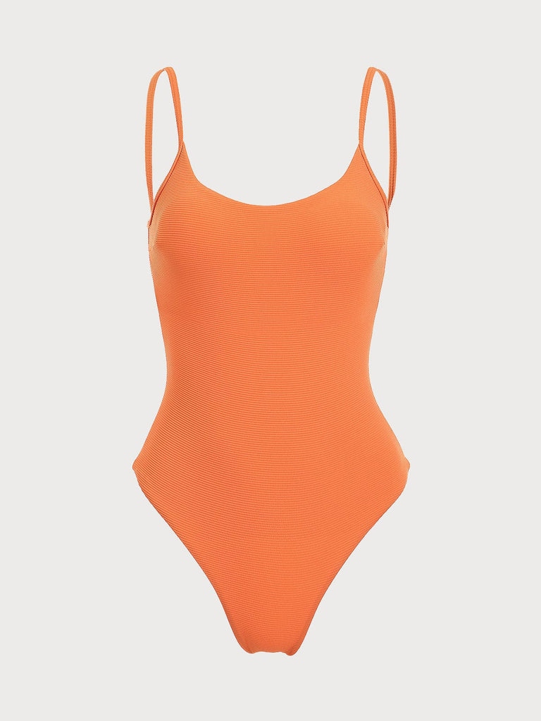 BERLOOK - Sustainable One-Pieces _ Backless One-Piece Swimsuit