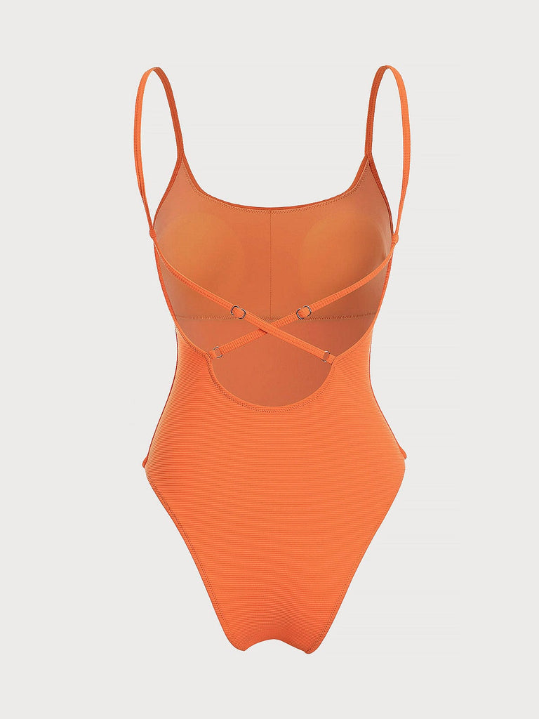 BERLOOK - Sustainable One-Pieces _ Backless One-Piece Swimsuit