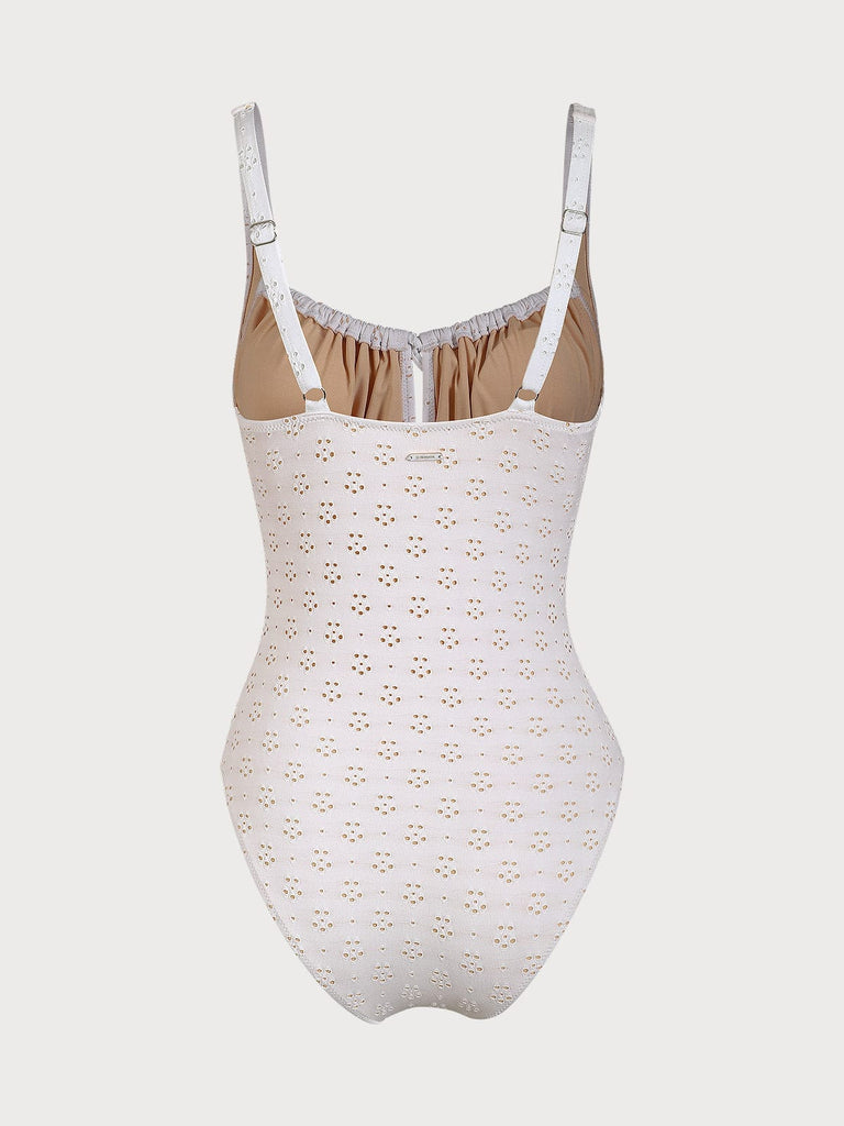 BERLOOK - Sustainable One-Pieces _ Floral Cutout One-Piece Swimsuit