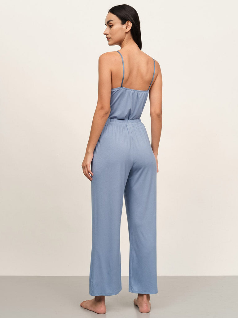 BERLOOK - Sustainable Pajama Sets _ Color Block EcoCosy® Viscose Three-Piece Set