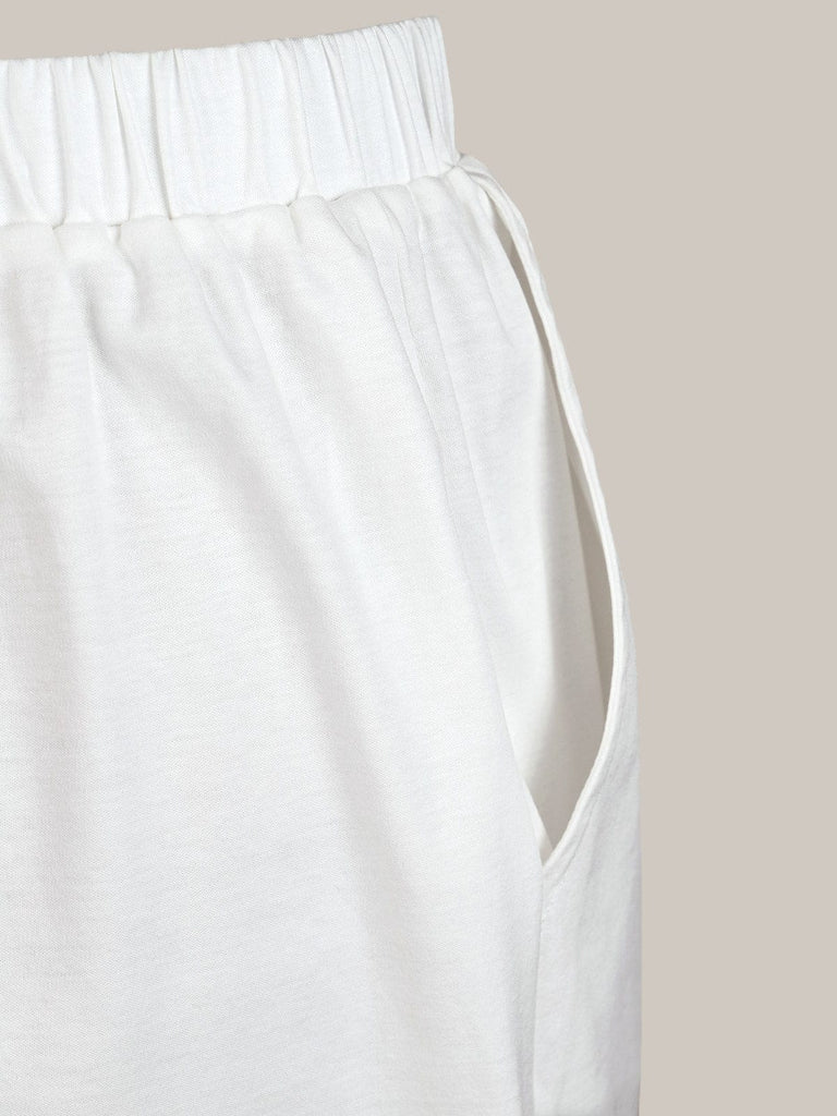 BERLOOK - Sustainable Pajama Sets _ Solid Supima Cotton Pocket Shorts Set