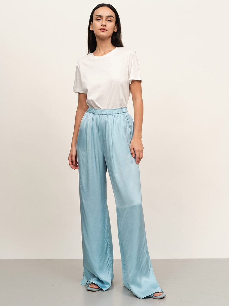 BERLOOK - Sustainable Pajama Sets _ Solid Supima Cotton Pocket Shorts Set