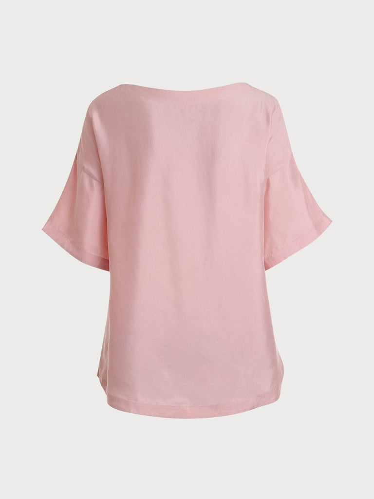 BERLOOK - Sustainable Pajama Tops _ Drop Shoulder Cupro Pajama Top