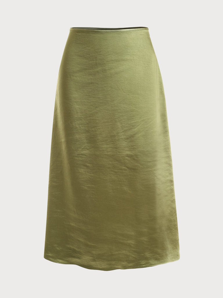 BERLOOK - Sustainable Skirts _ Side Split Midi Skirt