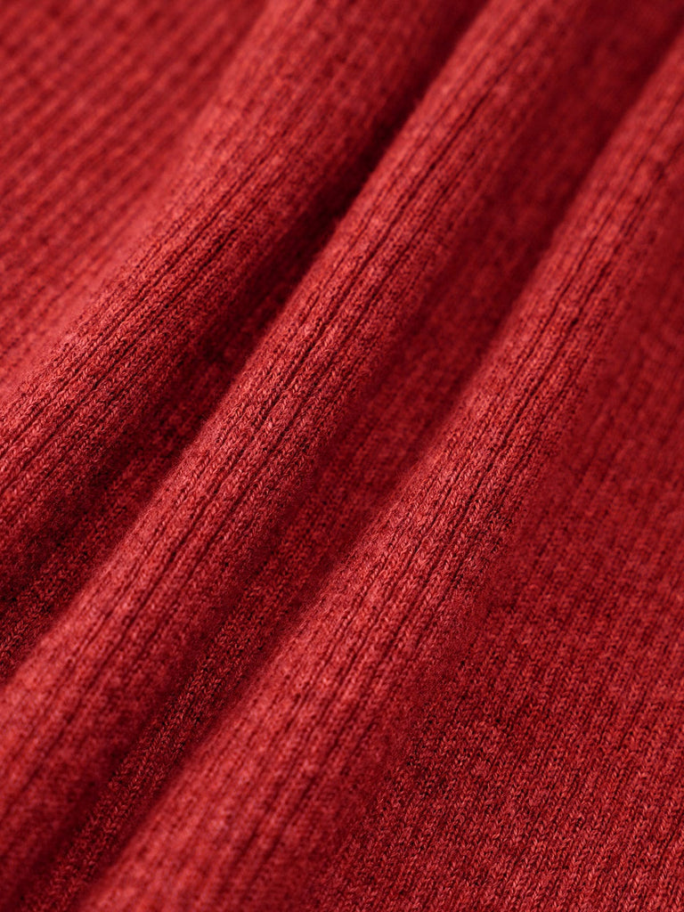 BERLOOK - Sustainable Sweaters & Knits _ Polo Neck Long Sleeve Knit Top