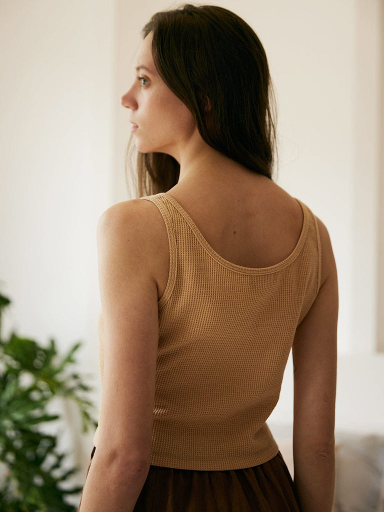 BERLOOK - Sustainable Tank Tops&Camis _ Textured Tank Top