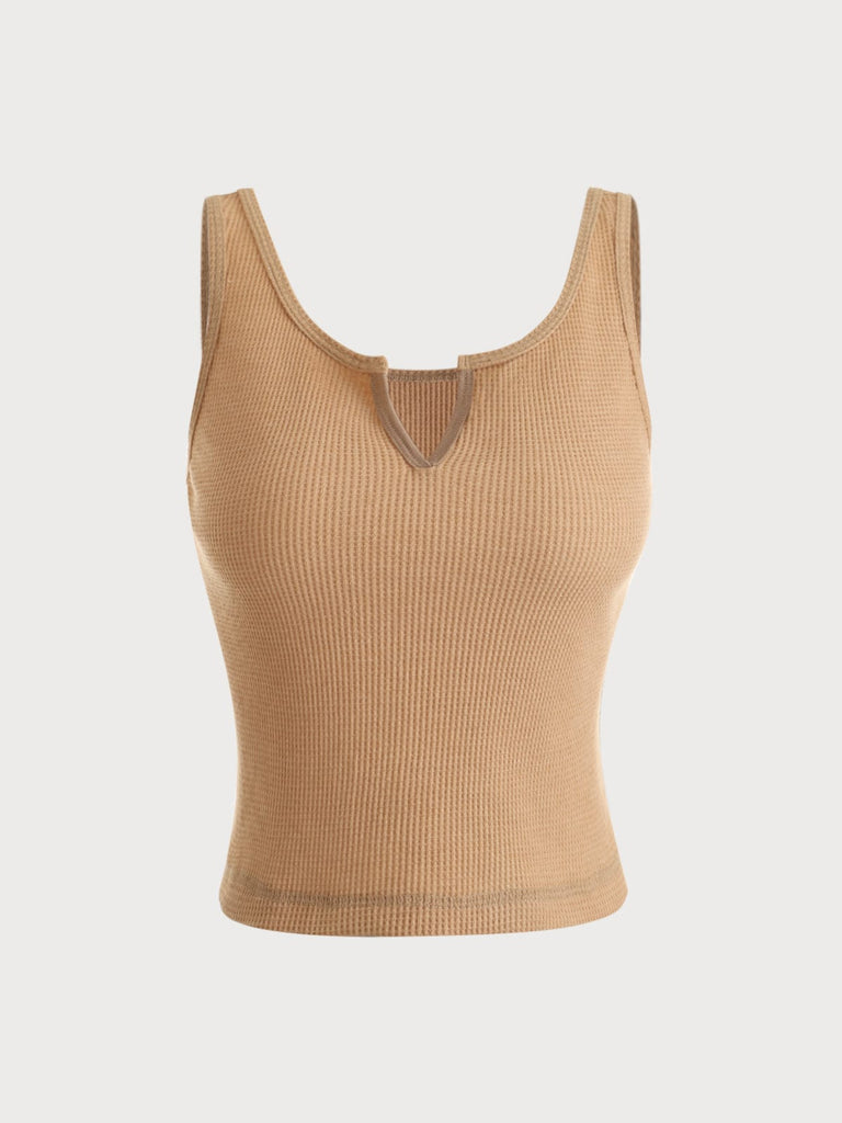 BERLOOK - Sustainable Tank Tops&Camis _ Textured Tank Top