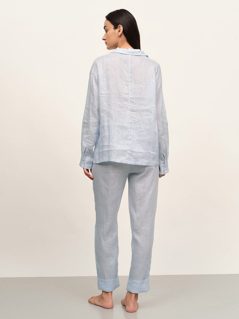 BERLOOK - Sustainable Tops _ Lapel Pocket Linen Blouse