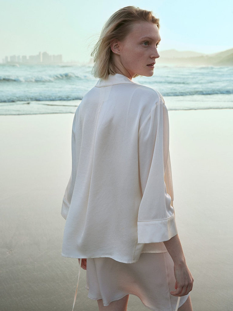 BERLOOK - Sustainable Tops _ Pocket Wrap Blouse