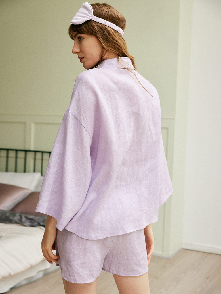 BERLOOK - Sustainable Tops _ Solid Pocket Linen Shirt